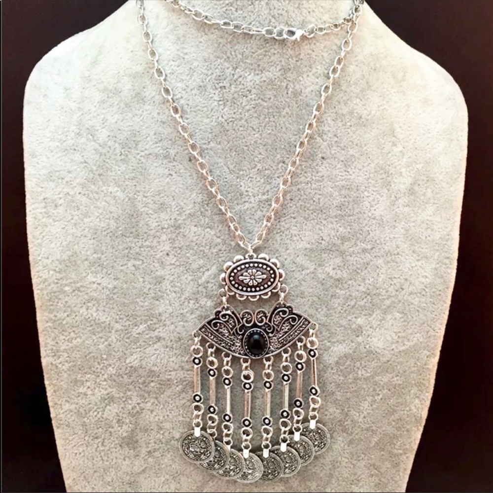 ✨Boho Coin Tassel Necklace✨